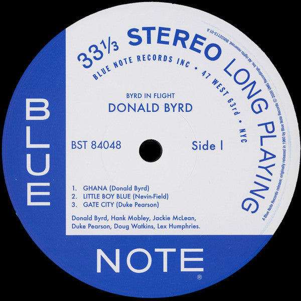 Donald Byrd : Byrd In Flight (LP, Album, RE, 180)
