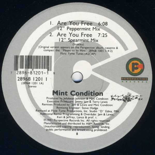 Mint Condition : Are You Free (12")