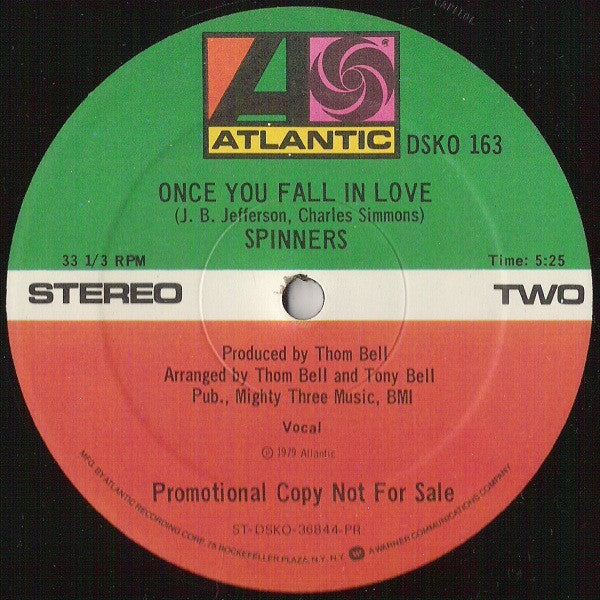 Spinners : Are You Ready For Love / Once You Fall In Love (12", Promo)