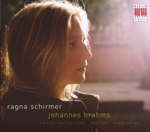 the album cover for J. BRAHMS - Piano Works [Digipak]