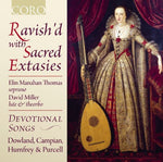 the album cover for David Miller - Ravish'd with Sacred Extasies
