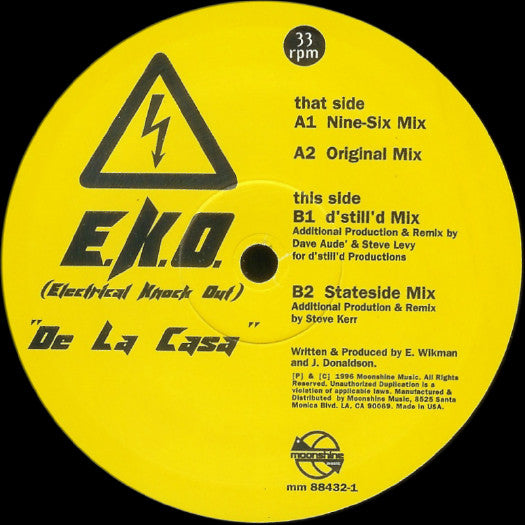 E.K.O. (Electrical Knock Out)* : De La Casa (12", Single)
