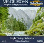 the album cover for English String Orchestra - Symphonies 9,11,12
