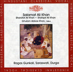 the album cover for Salamat Ali Khan - Raga Gunkali