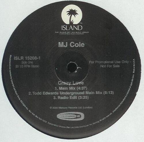 MJ Cole : Crazy Love (12", Promo)