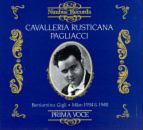 the album cover for Mascagni /Leoncavallo / Gigli - Cavalleria Rusticana / Pagliacci