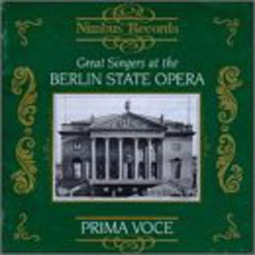 the album cover for Great Singers At The Berlin St - Great Singers at Berlin / Various