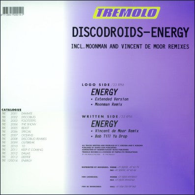 Discodroids : Energy (12")