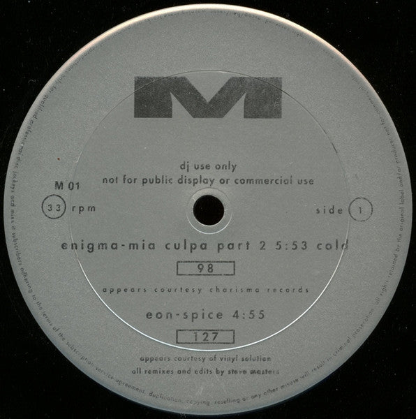 Various : M1 (12", Promo, Sil)