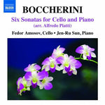 the album cover for Fedor Amosov - 6 Sonatas for Cello & Piano