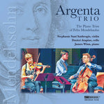 the album cover for Argenta - Piano Trios of Felix Mendelssohn