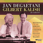 the album cover for JAN DEGAETANI - Jan Degaetani & Gilbert Kalish in Concert
