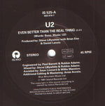 U2 : Even Better Than The Real Thing (7", Single)
