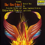 the album cover for Stravinsky/Borodin - Firebird Suite