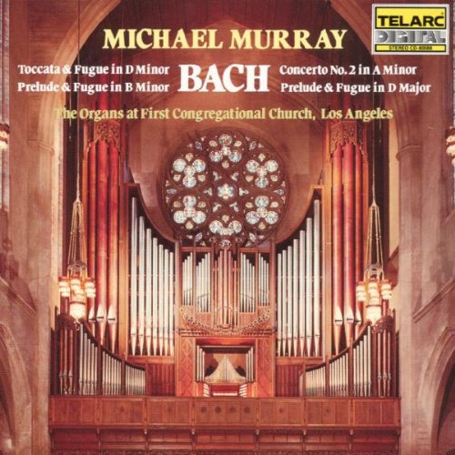 the album cover for J.S. Bach - In Los Angeles / Toccata & Fugue