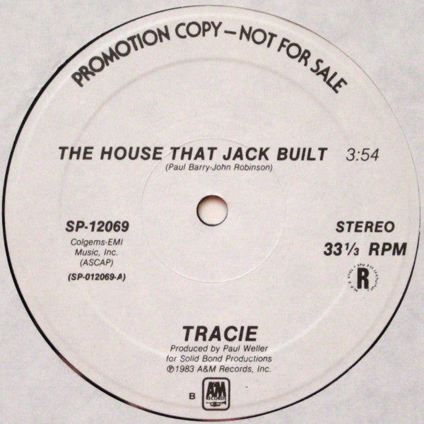 Tracie!* : The House That Jack Built (12", EP, Promo)