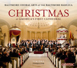 the album cover for Tom Hall - Christmas at America's First Cathedral