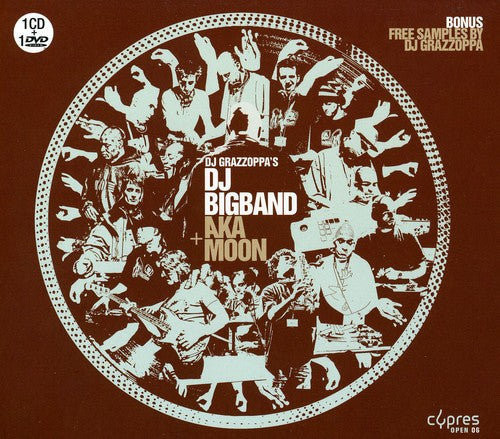 the album cover for DJ Grazzhoppa's DJ Big Band - With Aka Moon [Import]