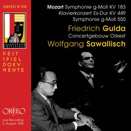 the album cover for Concertgebouw Orchestra - Symphony 25 / Concerto for Piano & Orch 14