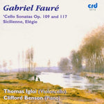 Thomas Igloi y Cliff Ord Benson - Sonatas para violonchelo y piano (CD)