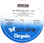 World Party : All Come True (12", Promo)