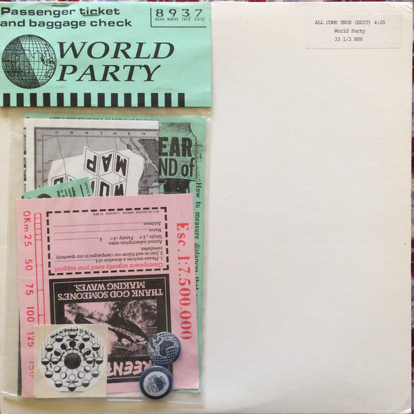 World Party : All Come True (12", Promo)