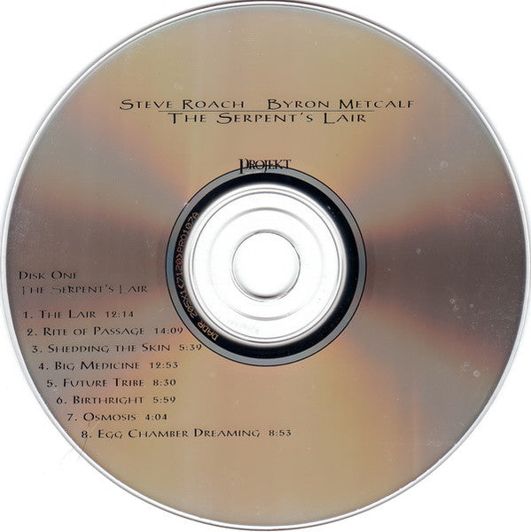 Steve Roach, Byron Metcalf : The Serpent's Lair (2xCD, Album)