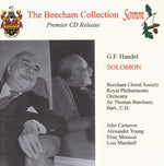 the album cover for Handel - Solomon