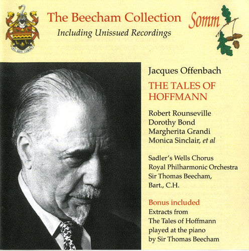 the album cover for SIR THOMAS BEECHAM - Tales of Hoffman