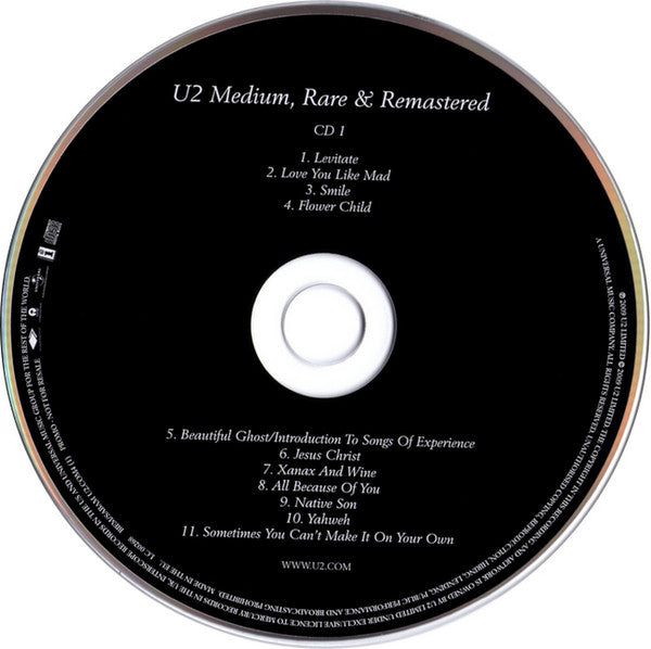 U2 : Medium, Rare & Remastered (2xCD, Comp, Ltd)
