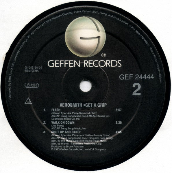 Aerosmith : Get A Grip (2xLP, Album)