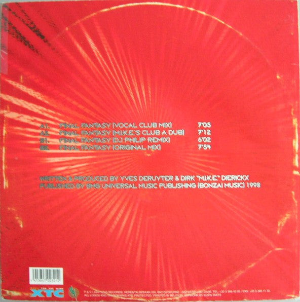 Extreme Trax : Final Fantasy (Remixes) (12")