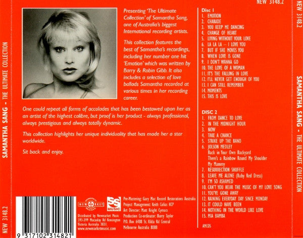 Samantha Sang : The Ultimate Collection (2xCD, Comp)