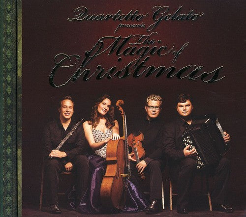 the album cover for Quartetto Gelato - Magic of Christmas