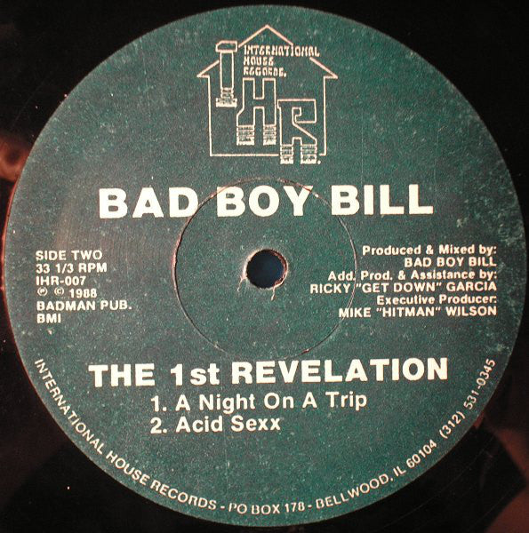 Bad Boy Bill : The 1st Revelation (12")