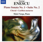 the album cover for Matei Varga - Piano Sonata 1 / Suite 1