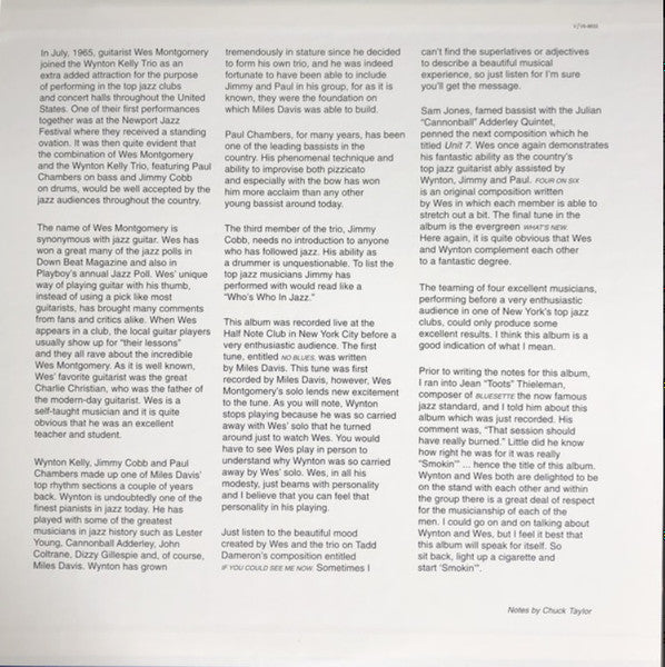 Wynton Kelly Trio / Wes Montgomery : Smokin' At The Half Note (2x12", Album, Ltd, RE, RM, 180)