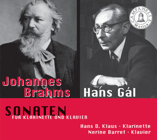 the album cover for Hans-Dietrich Klaus - Sonatas for Clarinet & Piano