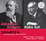 the album cover for Hans-Dietrich Klaus - Sonatas for Clarinet & Piano