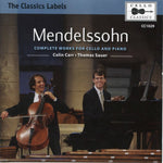 the album cover for Johannes Brahms/Robert Schumann - Complete Works For Cello