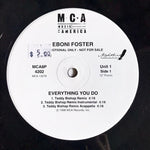 Eboni Foster : Everything You Do (2x12", Promo)