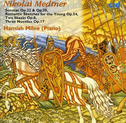 the album cover for Milne - Piano Sonata / Romantic Sketches for the Young