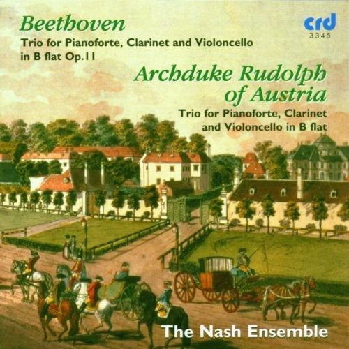 the album cover for Nash Ensemble - Clarinet Trio in B Flat
