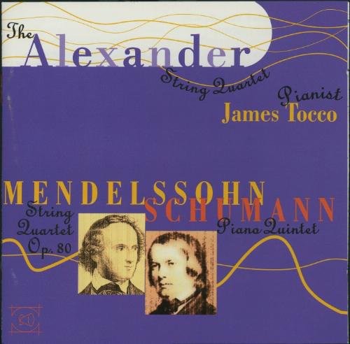 the album cover for Alexander String Quartet/Toc - String Quartet Op 80 / Piano Quintet Op 44
