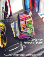 Electro Black Cassette Wallet | Holographic Y2K Retro Gifts