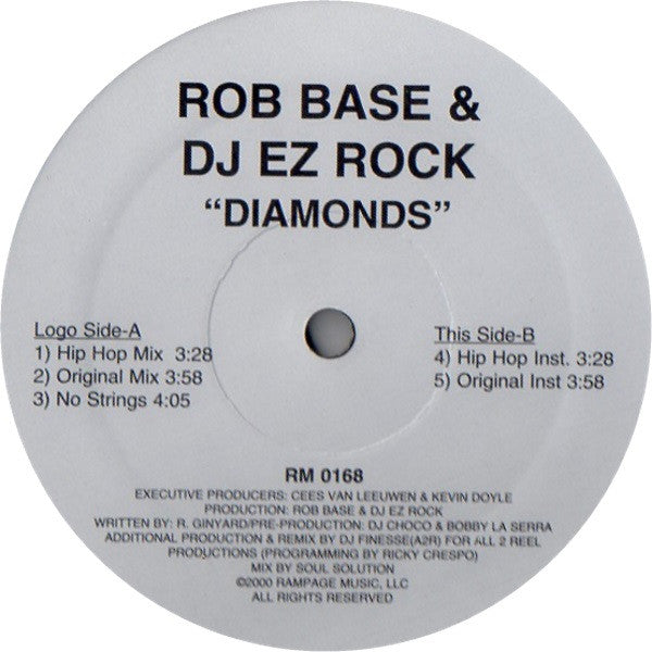 Rob Base & DJ EZ Rock* : Diamonds (12")