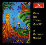 the album cover for M. Malsky - Music for String Quartet