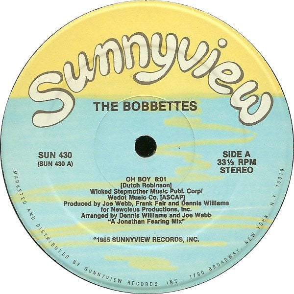 The Bobbettes : Oh Boy (12")