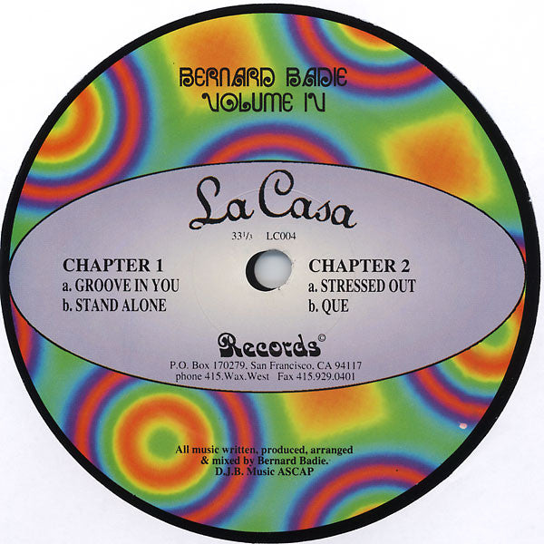 Bernard Badie : Volume IV (12")