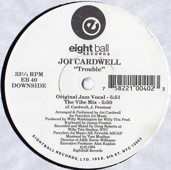Joi Cardwell : Trouble (12")